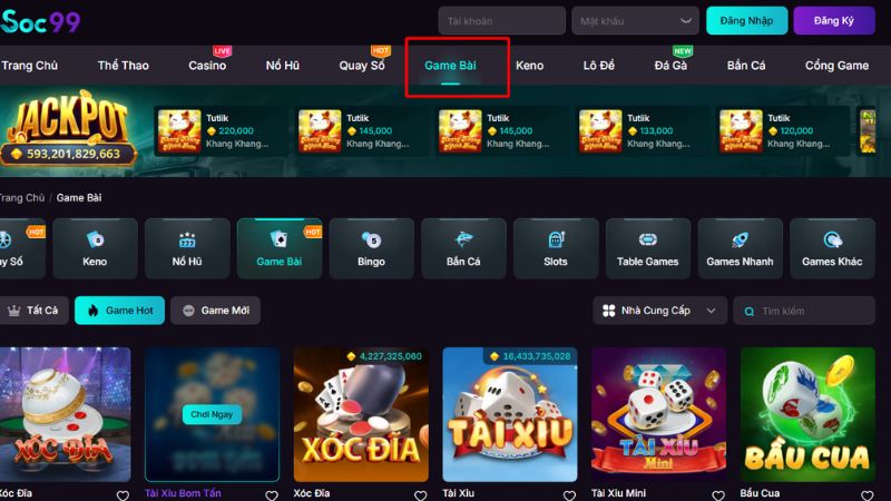 Lý do nên tham gia game bài SOC99 bởi giao diện bắt mắt